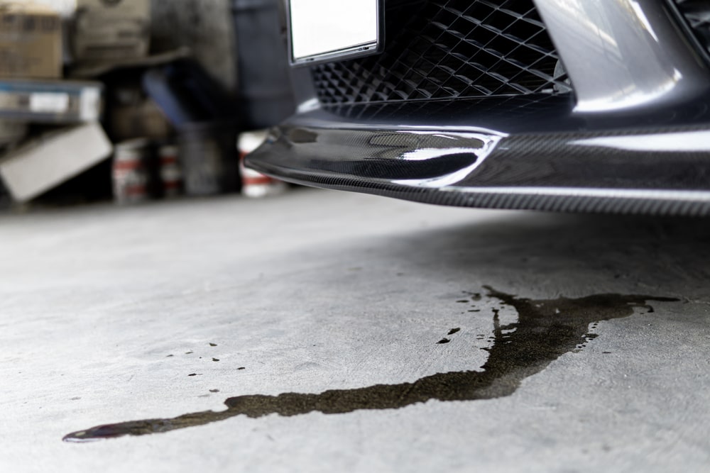 car leaking oil